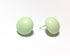 light green domed earrings