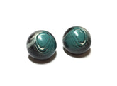 black blue stud earrings