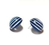 dark blue nautical earrings