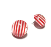 nautical red earrings