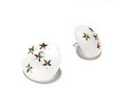 gold star stud earrings