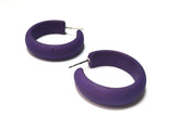 deep purple simple hoops