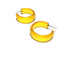 small yellow hoop earrings