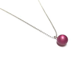 deep red necklace