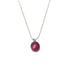 cranberry simple necklace