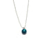 teal moonglow chain necklace