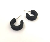small black earrings