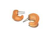 small hoop earrings orange