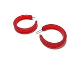 red small classic hoops