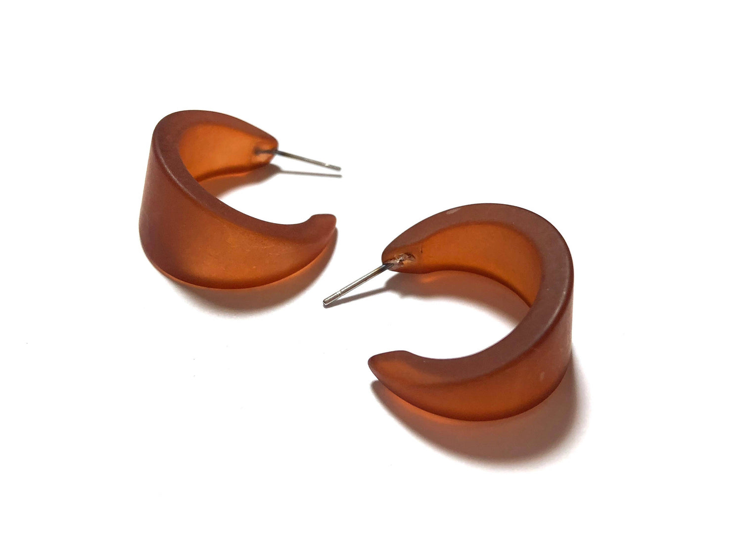 brown vintage earrings