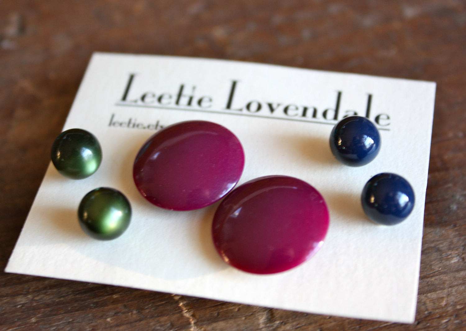 wholesale lucite stud collection