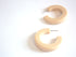 marbled ivory hoops