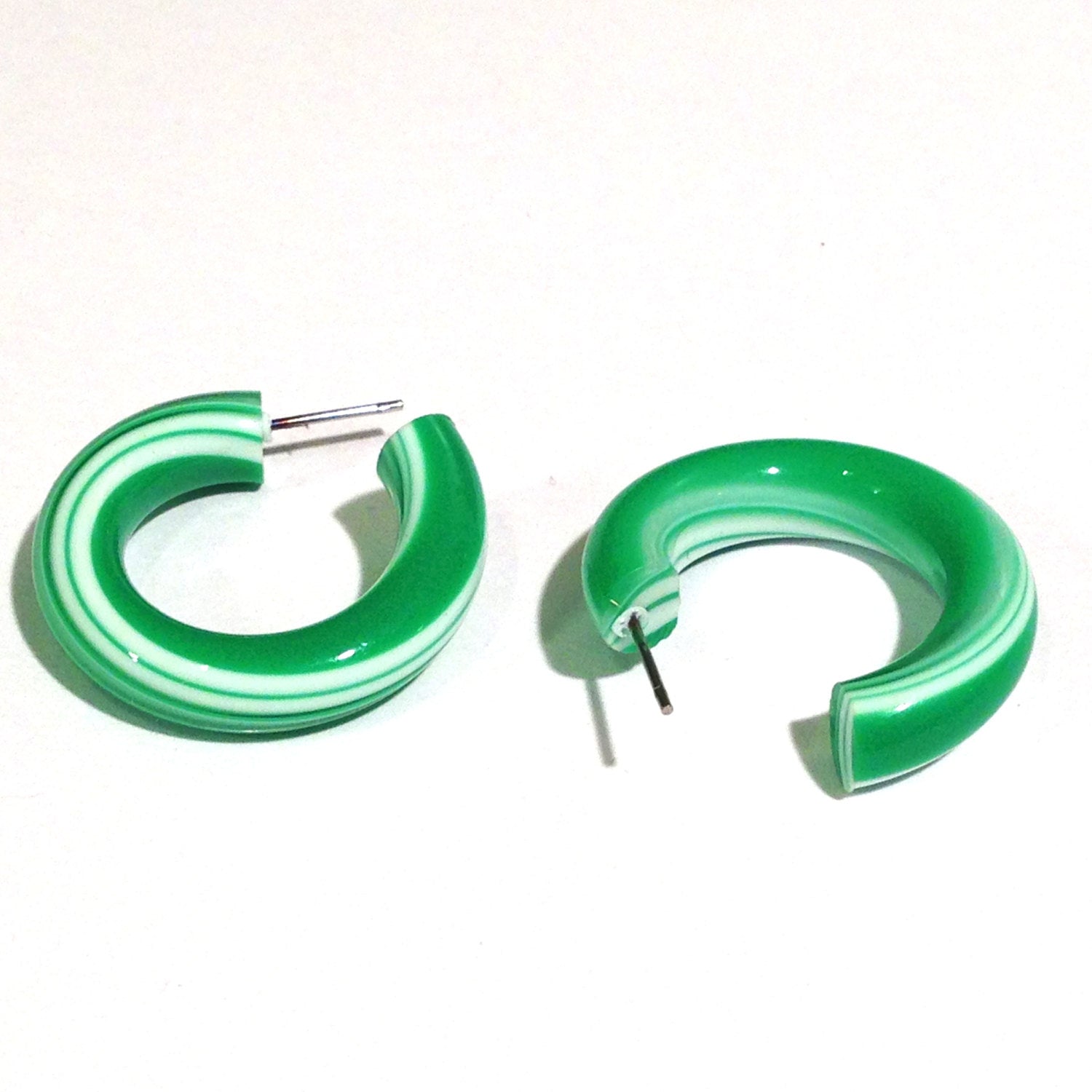 green stripe hoops