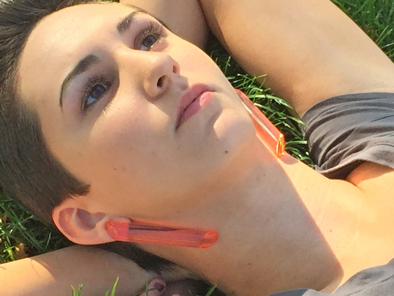 bold pink earrings