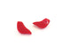 red bird earrings