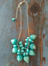 turquoise statement necklace