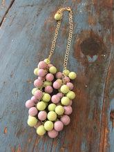 beaded charm necklace