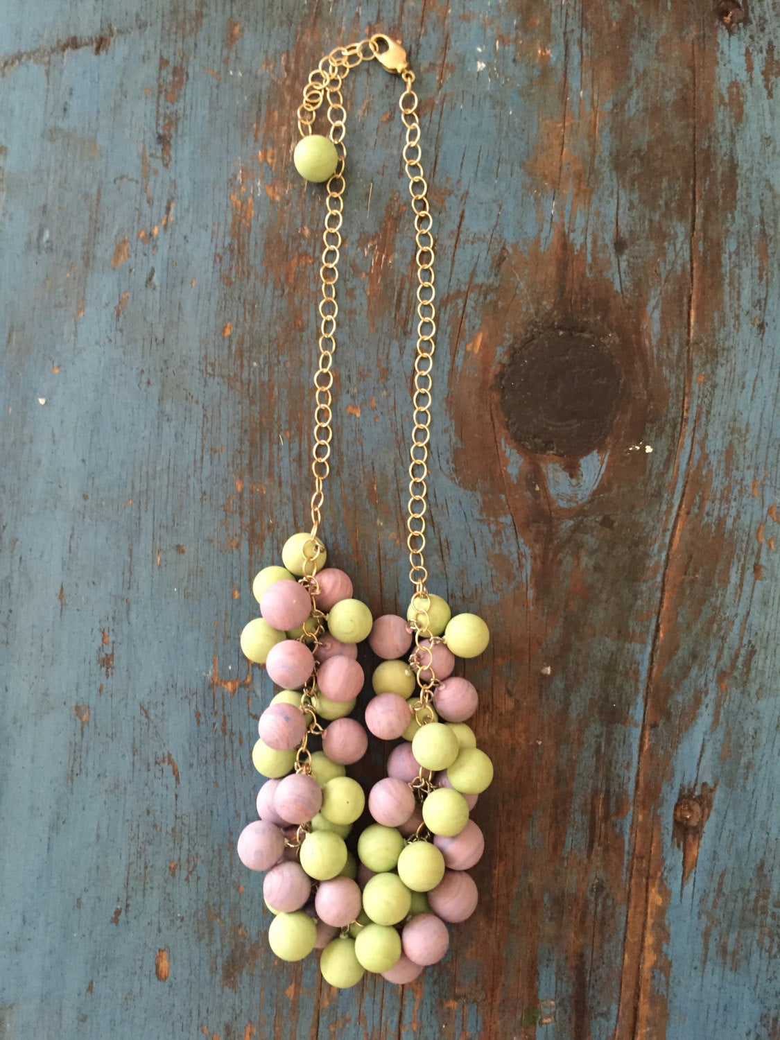 frosted pastel necklace