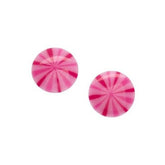 pink firework earrings
