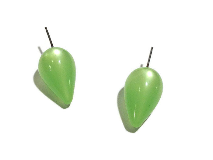 lime green spike studs