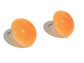 peach moonglow stud earrings