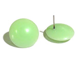 mint green stud earrings