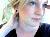 2 sided pewter earrings