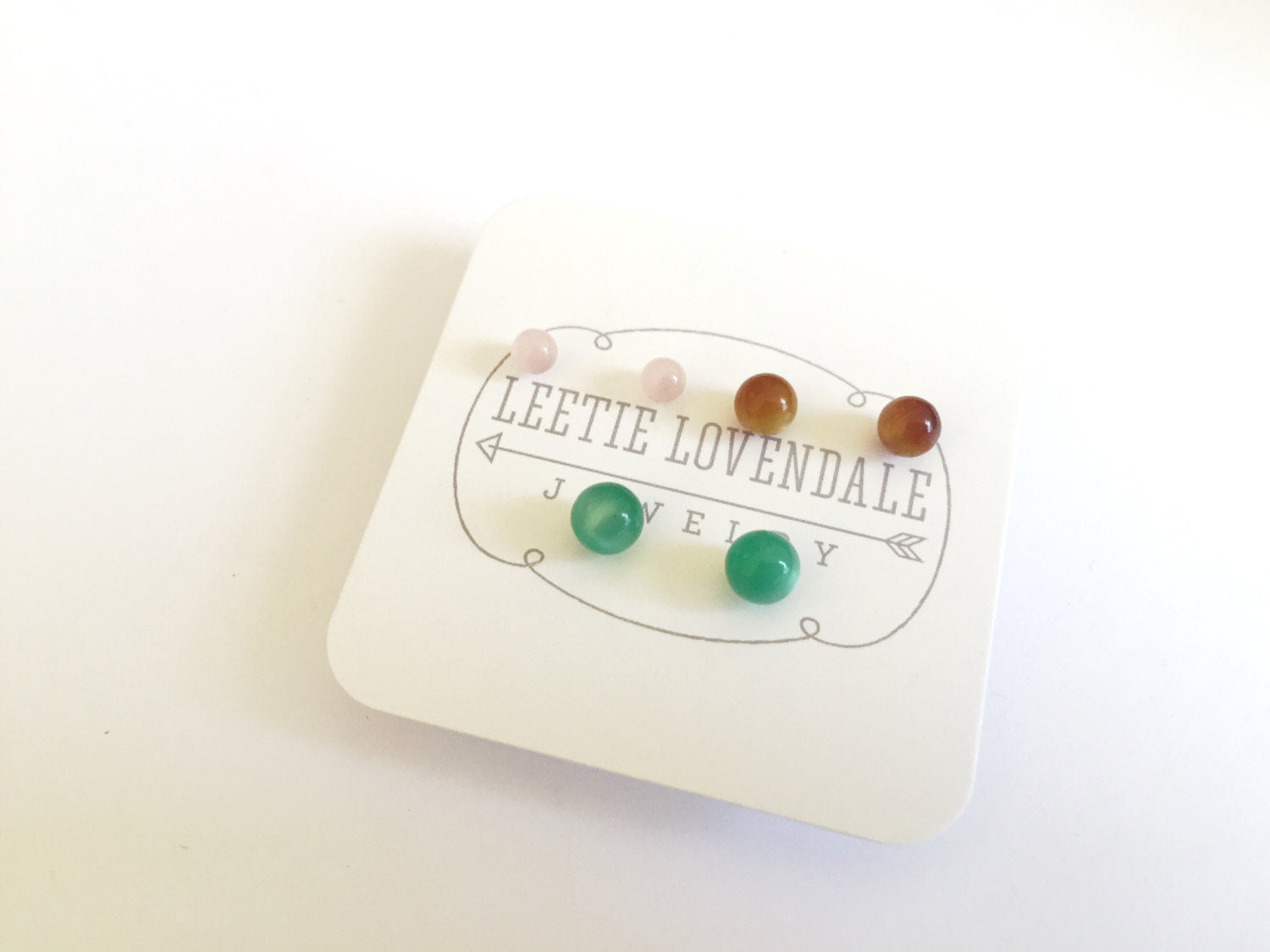 sustainable lucite studs