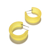 dark yellow earrings