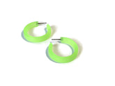 bright neon green earrings