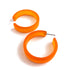 orange portland earrings