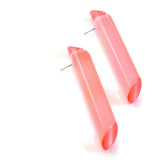 pink modern earrings