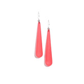 pink frosted earrings