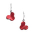 red minnie earrings