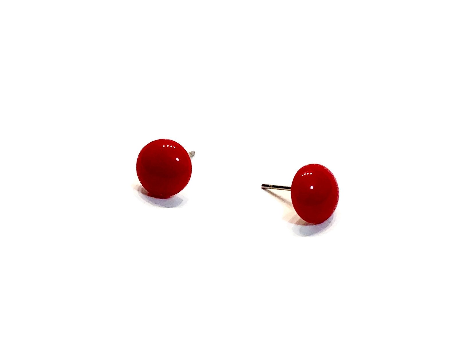 small red studs