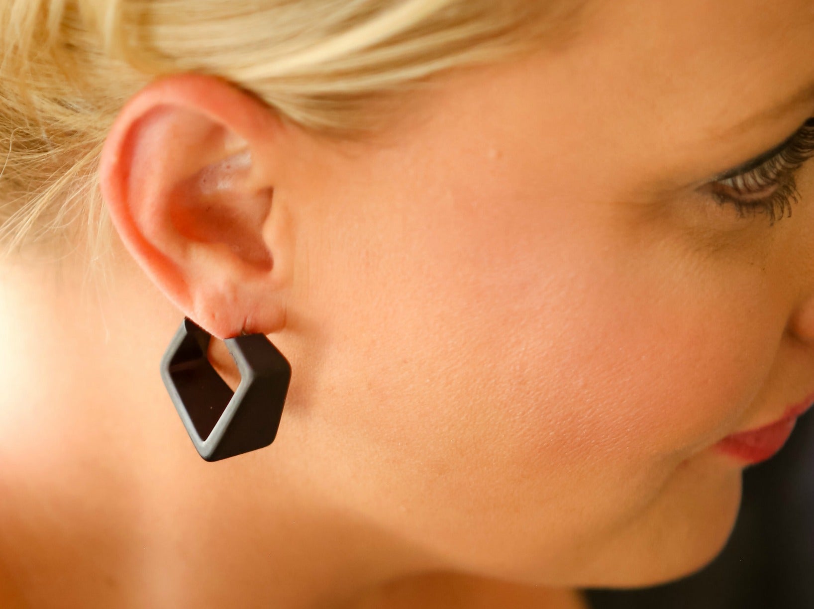 wide cubist leetie earrings