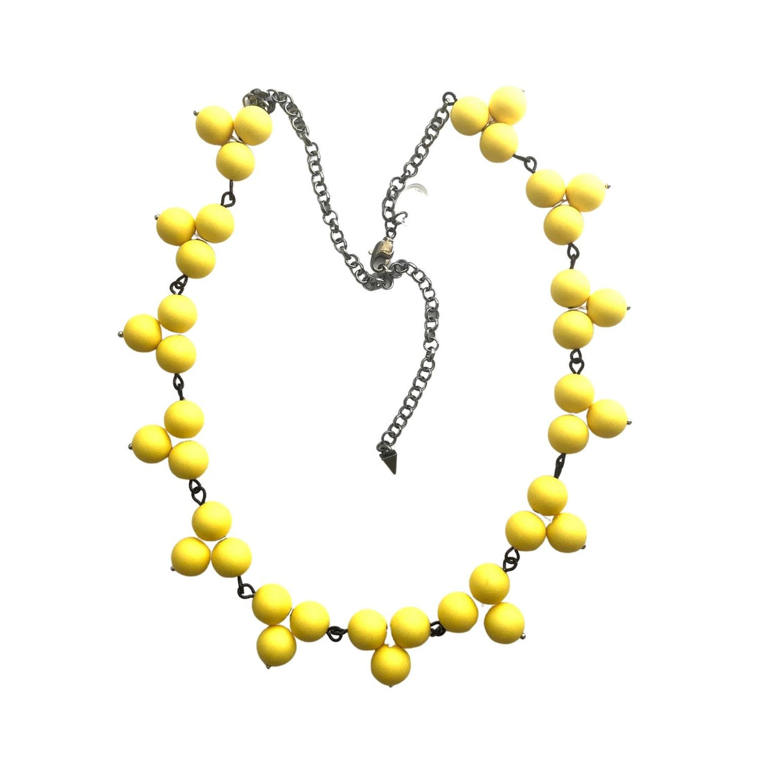 yellow trinity necklace